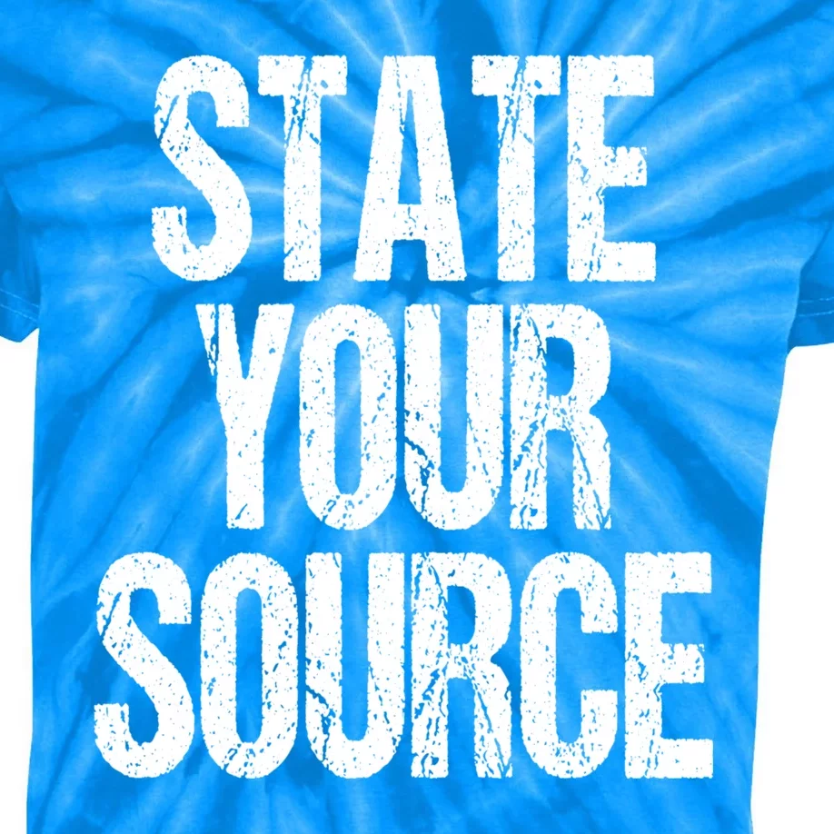 State Your Source Kids Tie-Dye T-Shirt