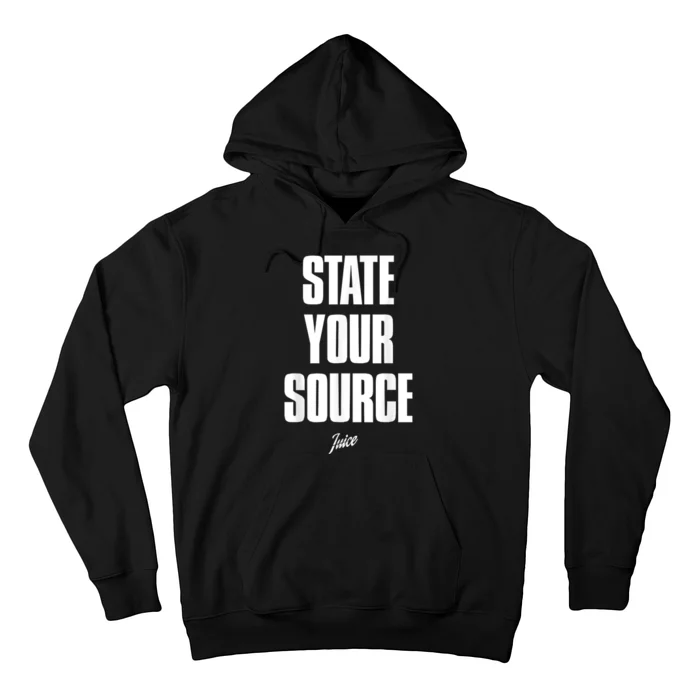 State Your Source Hoodie