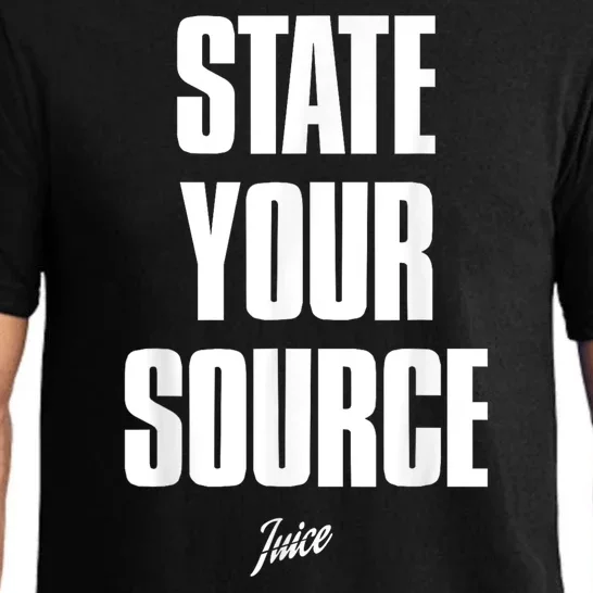 State Your Source Pajama Set