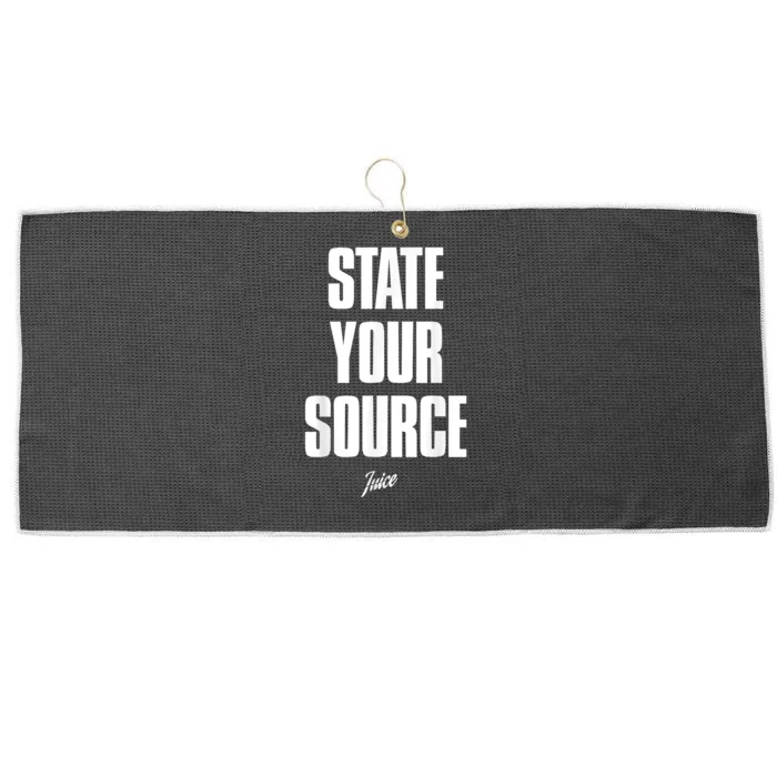 State Your Source Large Microfiber Waffle Golf Towel