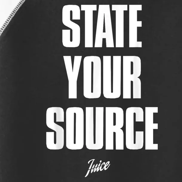 State Your Source Toddler Fine Jersey T-Shirt