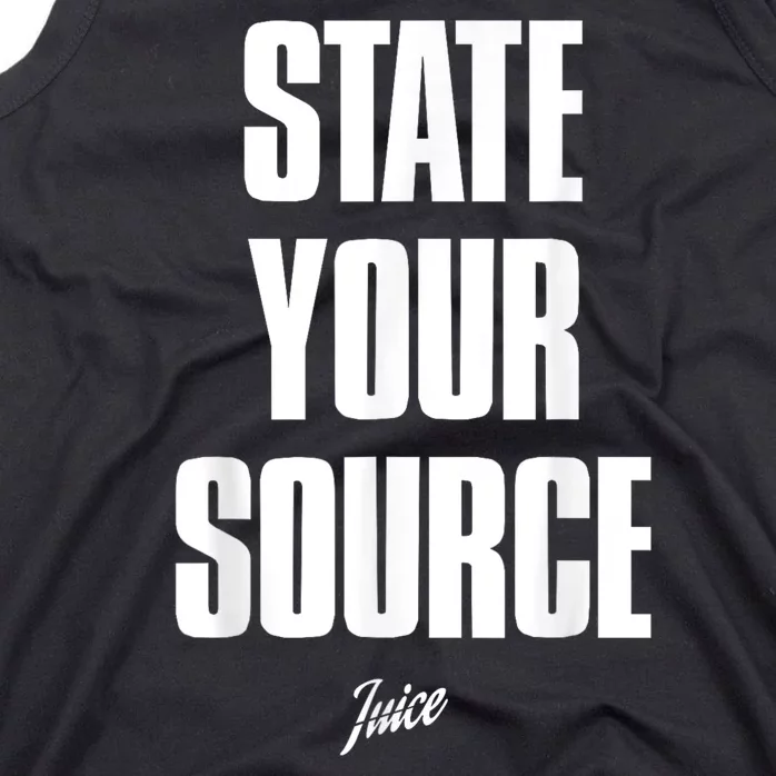 State Your Source Tank Top