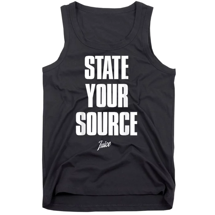 State Your Source Tank Top