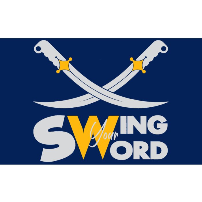 Swing Your Sword American Football Tee, USA Swing Your Sword Bumper Sticker