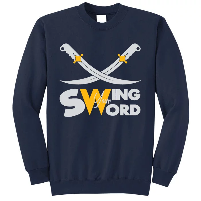 Swing Your Sword American Football Tee, USA Swing Your Sword Tall Sweatshirt