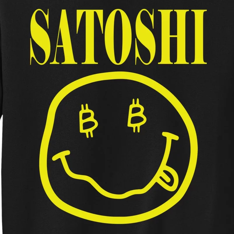 Satoshi Yellow Smiley Face Sweatshirt