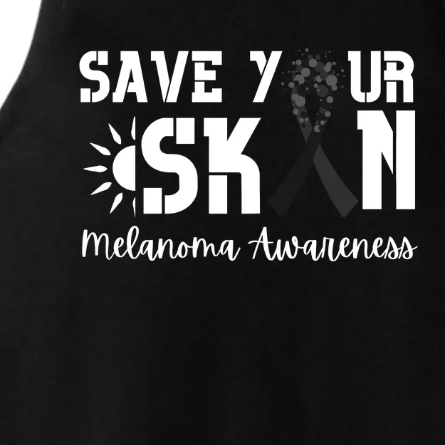 Save Your Skin Melanoma Awareness Ladies Tri-Blend Wicking Tank