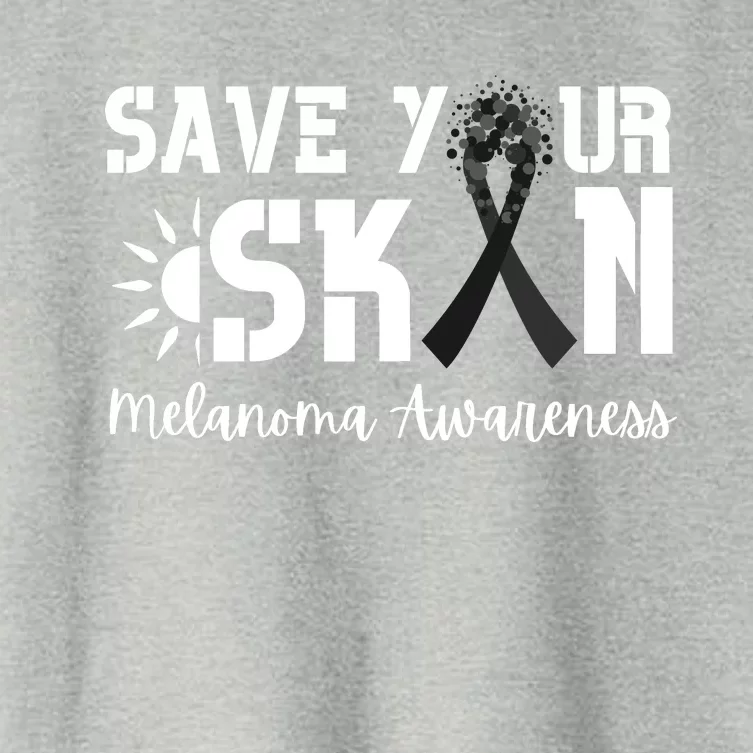 Save Your Skin Melanoma Awareness Women's Crop Top Tee