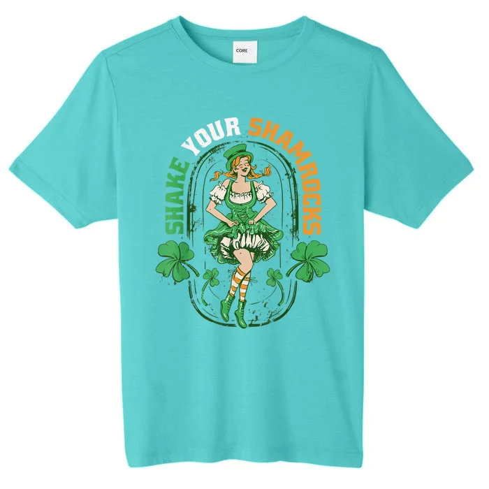 Shake Your Shamrocks St Patricks Day Irish ChromaSoft Performance T-Shirt