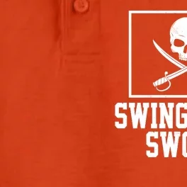 Swing Your Sword Pirate Skull And Swords Dry Zone Grid Performance Polo