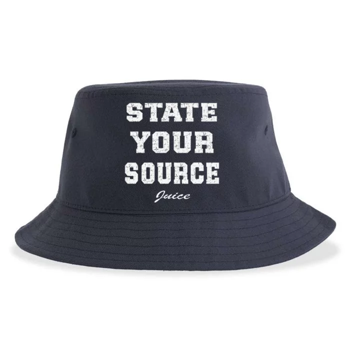 State Your Source Juice Vintage Sustainable Bucket Hat