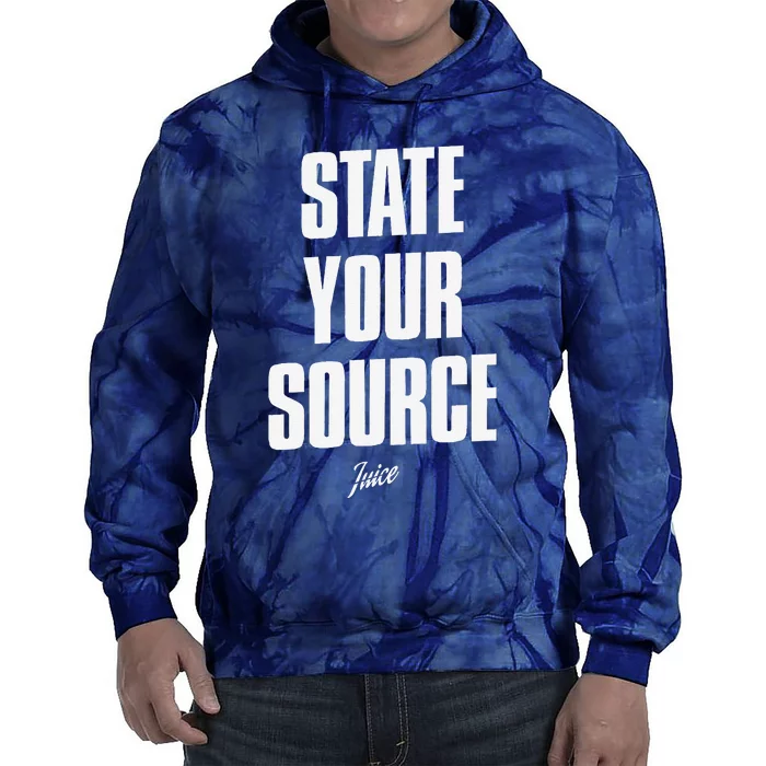 State Your Sourcestate Your Source Tie Dye Hoodie