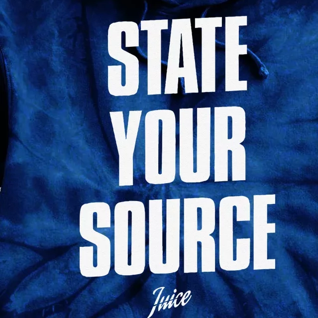 State Your Sourcestate Your Source Tie Dye Hoodie