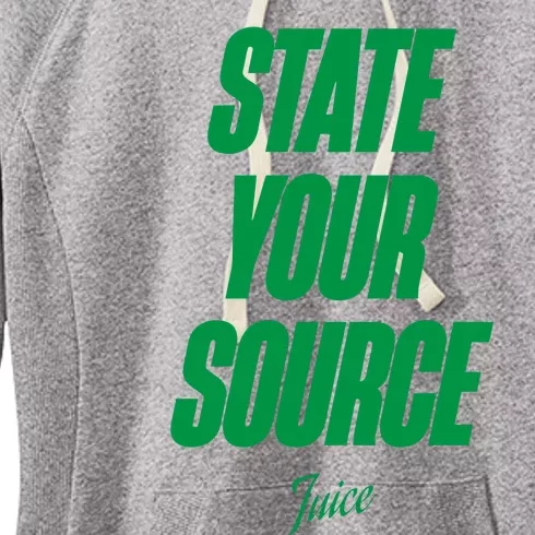 State Your Source Women's Fleece Hoodie