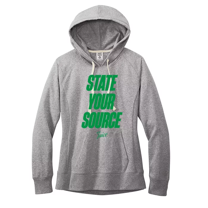 State Your Source Women's Fleece Hoodie