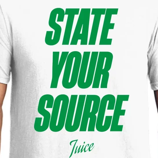 State Your Source Pajama Set