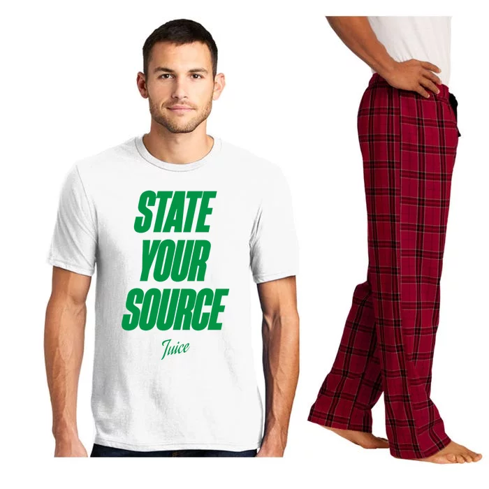 State Your Source Pajama Set