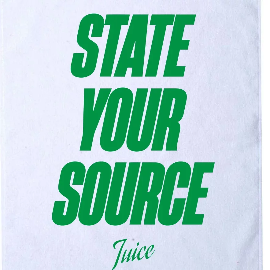 State Your Source Platinum Collection Golf Towel