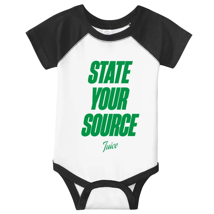 State Your Source Infant Baby Jersey Bodysuit