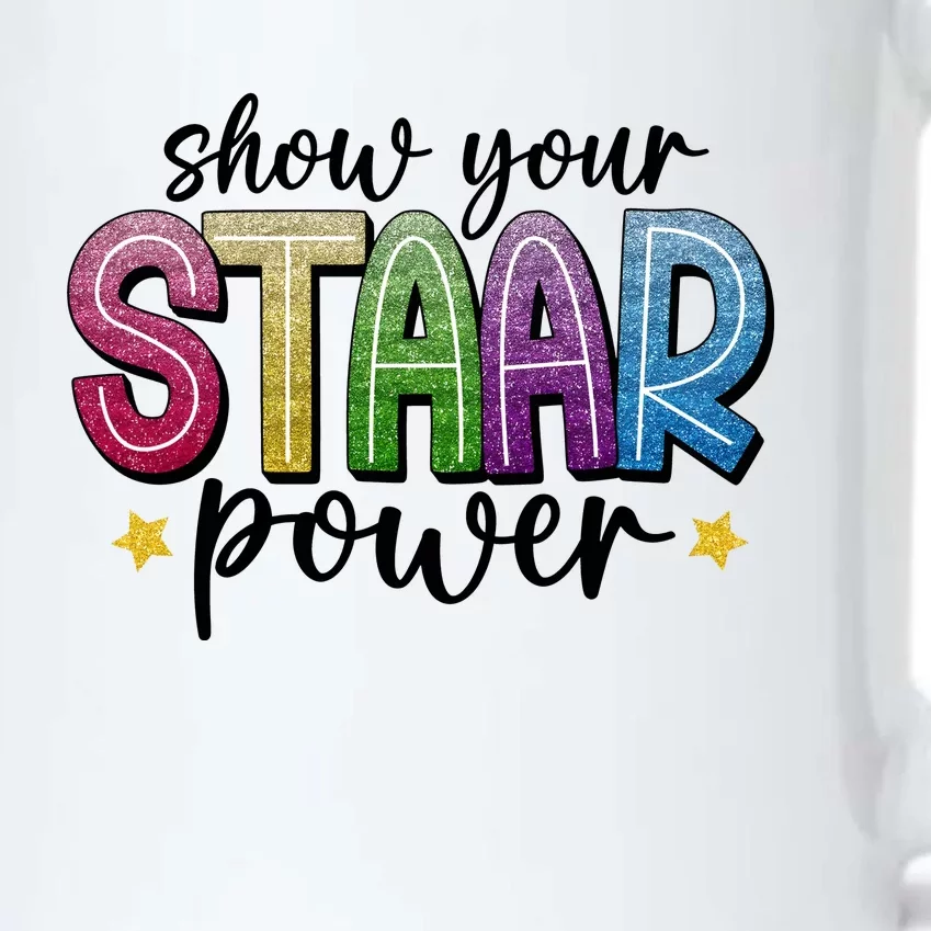 Show Your Staar Power Test Day Black Color Changing Mug