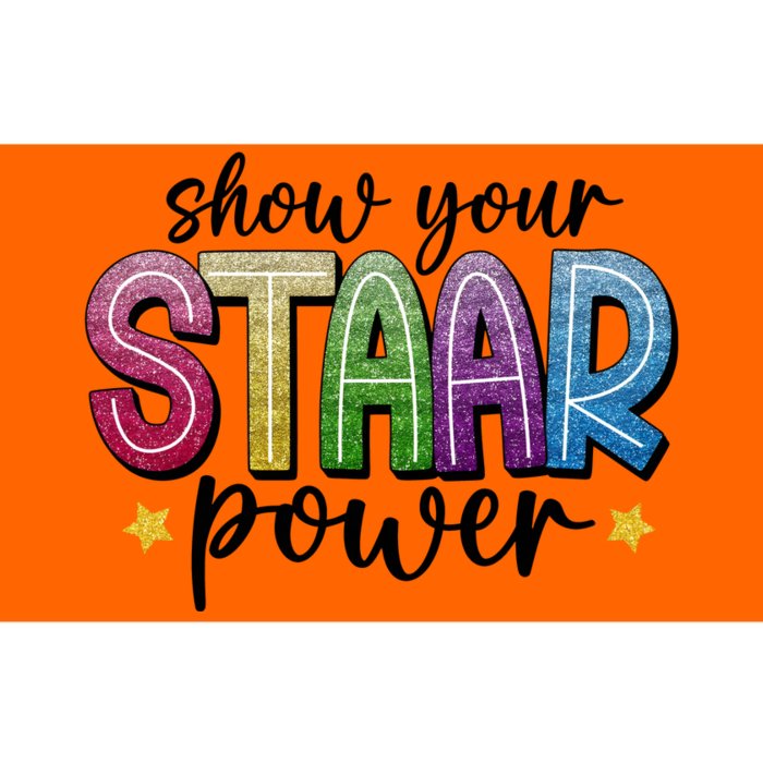 Show Your Staar Power Test Day Bumper Sticker