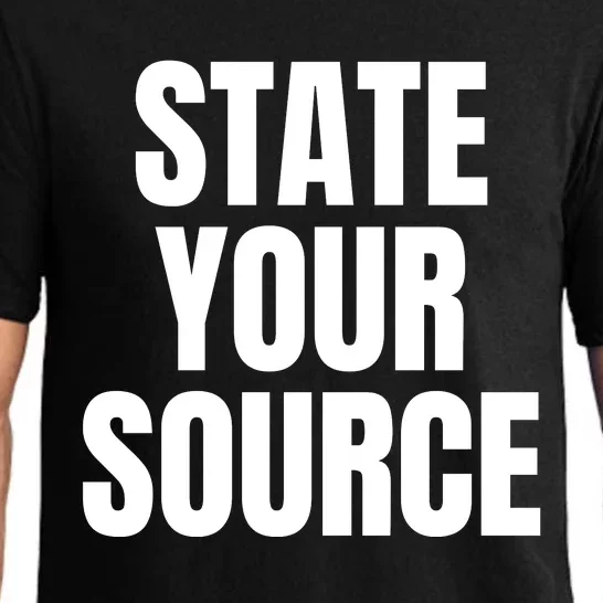 State Your Source Pajama Set