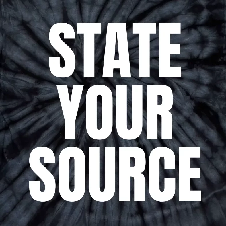 State Your Source Tie-Dye T-Shirt