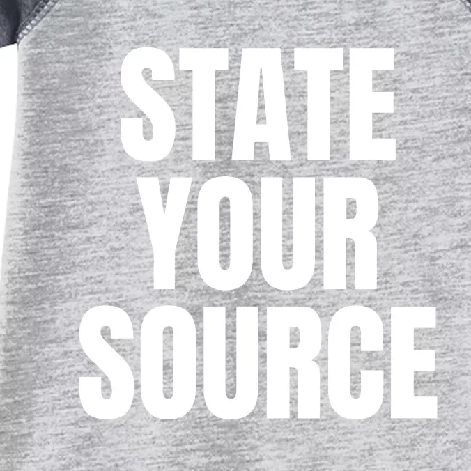 State Your Source Infant Baby Jersey Bodysuit