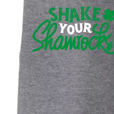 Shake Your Shamrocks Funny St Patricks Day Doggie 3-End Fleece Hoodie