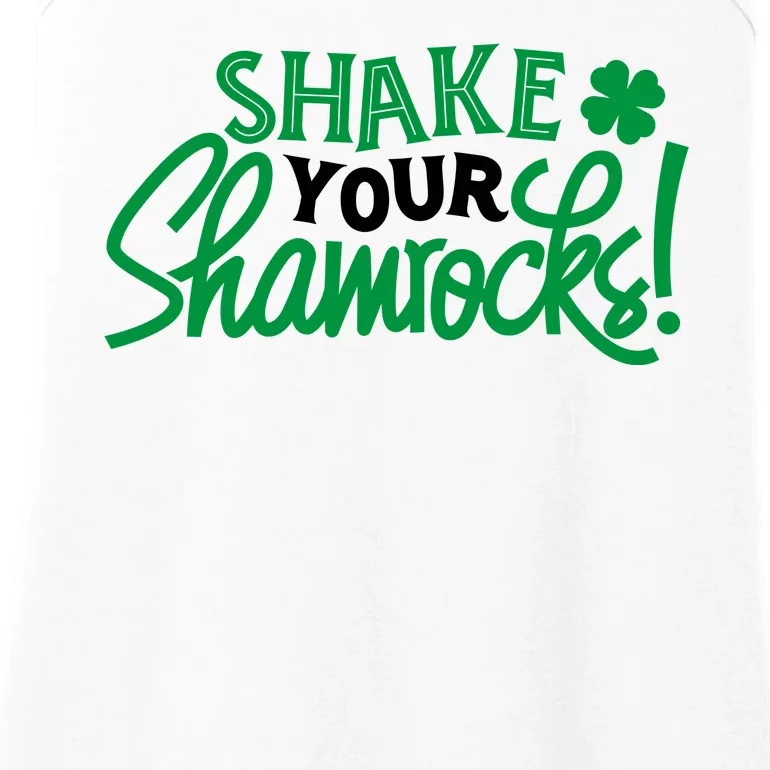 Shake Your Shamrocks Funny St Patricks Day Ladies Essential Tank