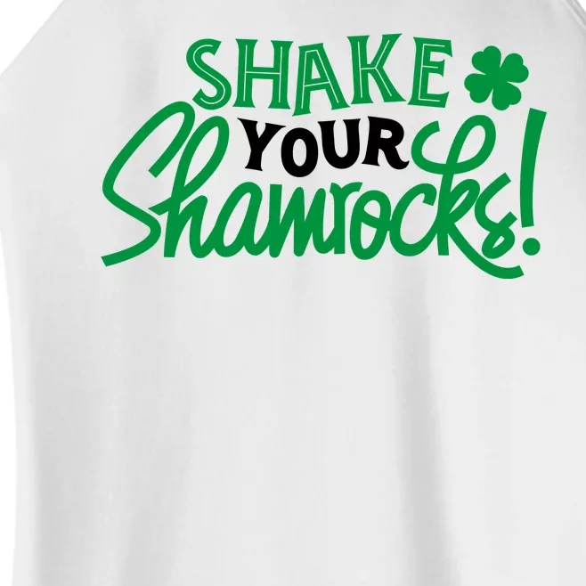 Shake Your Shamrocks Funny St Patricks Day Women’s Perfect Tri Rocker Tank