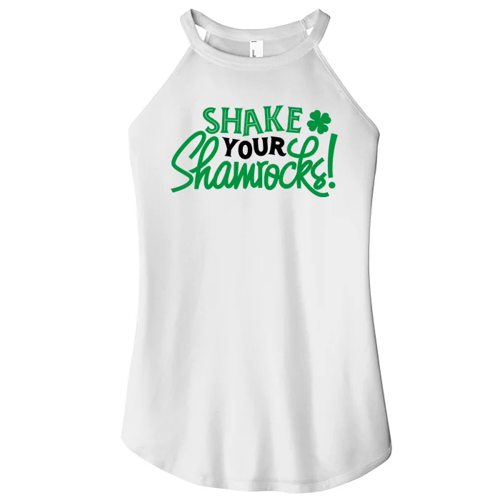 Shake Your Shamrocks Funny St Patricks Day Women’s Perfect Tri Rocker Tank