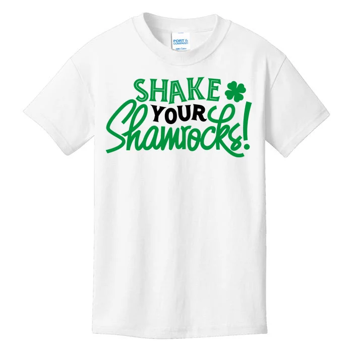 Shake Your Shamrocks Funny St Patricks Day Kids T-Shirt