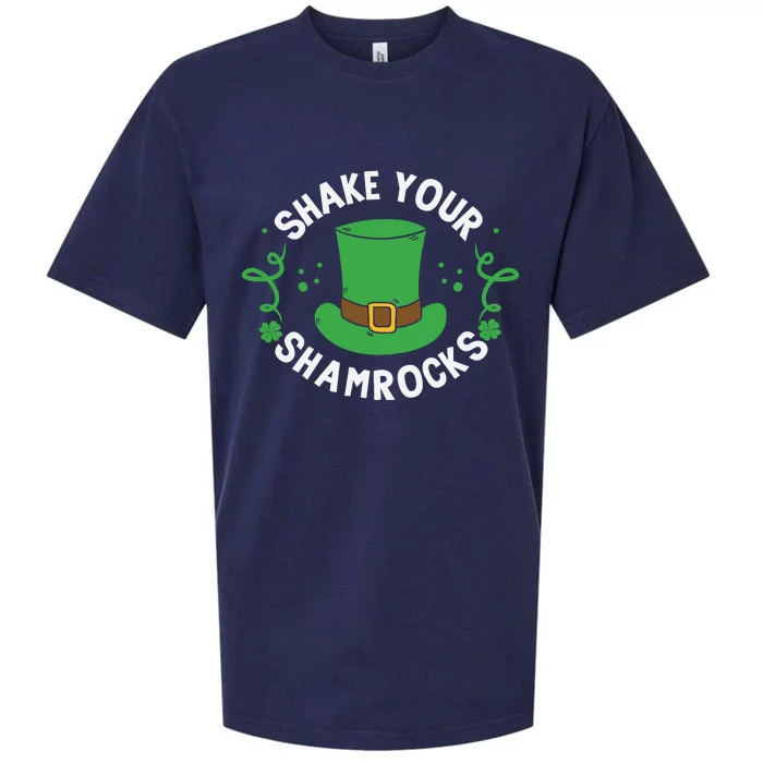 Shake Your Shamrocks Funny St Patricks Day Sueded Cloud Jersey T-Shirt