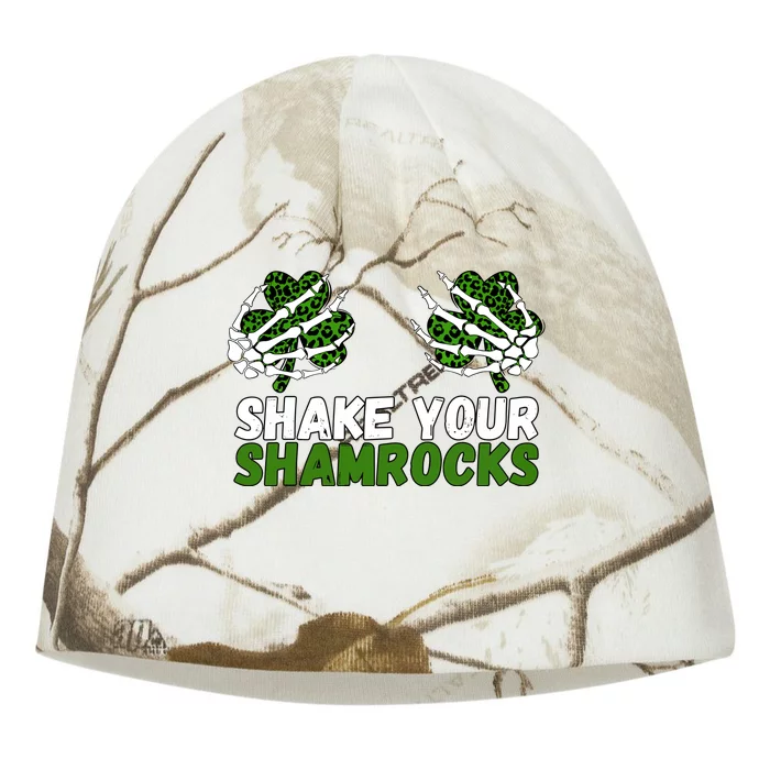 Shake Your Shamrocks St Patricks Day Kati - Camo Knit Beanie