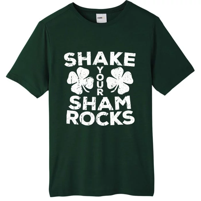 Shake Your Shamrocks Funny St Patrick's Day ChromaSoft Performance T-Shirt