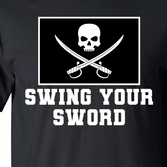 Swing Your Sword Skull Crossbones Mississippi Tall T-Shirt