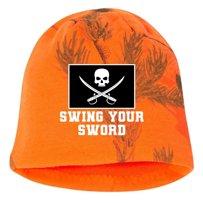 Swing Your Sword Skull Crossbones Mississippi Kati - Camo Knit Beanie