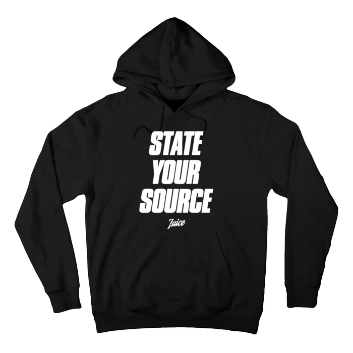 State Your Source Hoodie