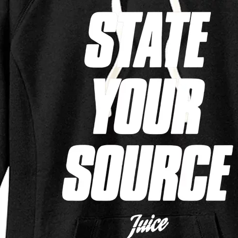 State Your Source Women's Fleece Hoodie