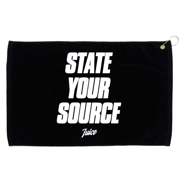 State Your Source Grommeted Golf Towel