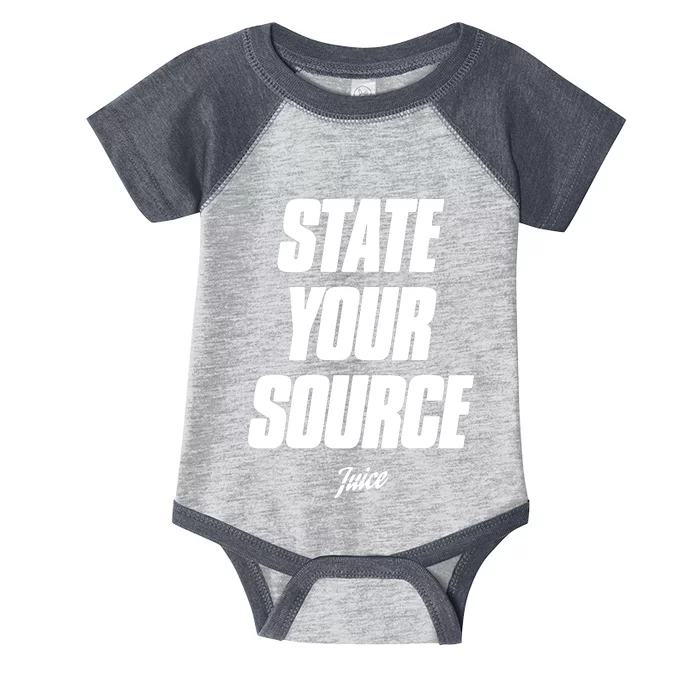 State Your Source Infant Baby Jersey Bodysuit