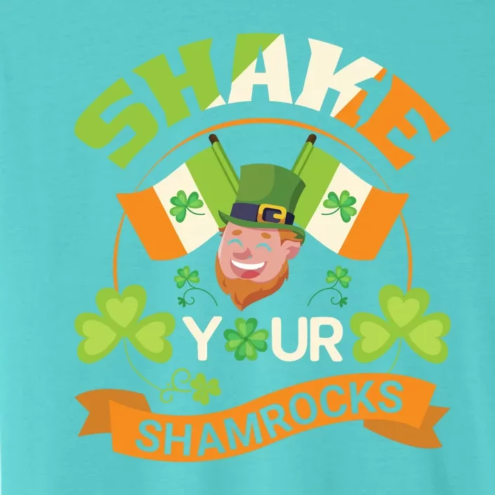 Shake Your Shamrocks Funny Leprechaun St Patricks Day ChromaSoft Performance T-Shirt