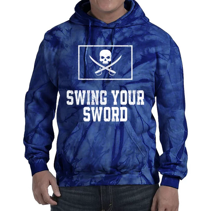 Swing Your Sword Vintage Tie Dye Hoodie