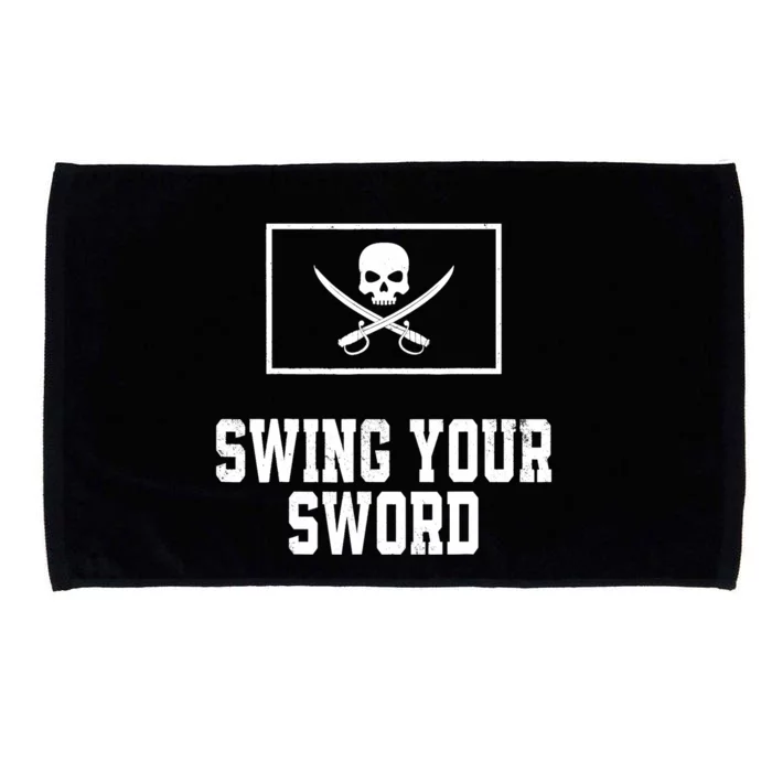 Swing Your Sword Vintage Microfiber Hand Towel