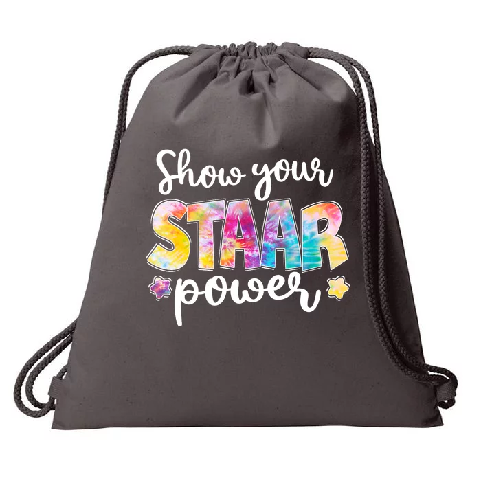 Show Your STAAR Power School Testing Drawstring Bag