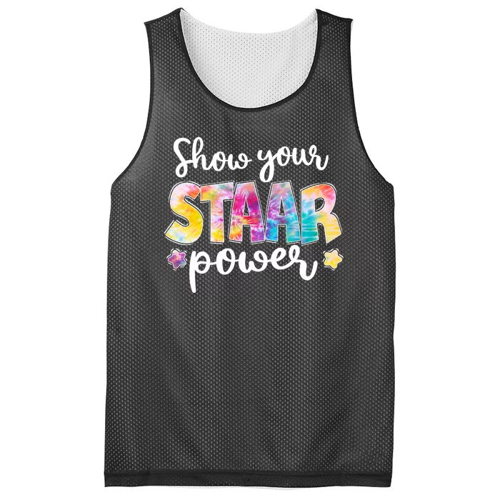 Show Your STAAR Power School Testing Mesh Reversible Basketball Jersey Tank