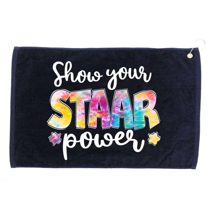 Show Your STAAR Power School Testing Grommeted Golf Towel