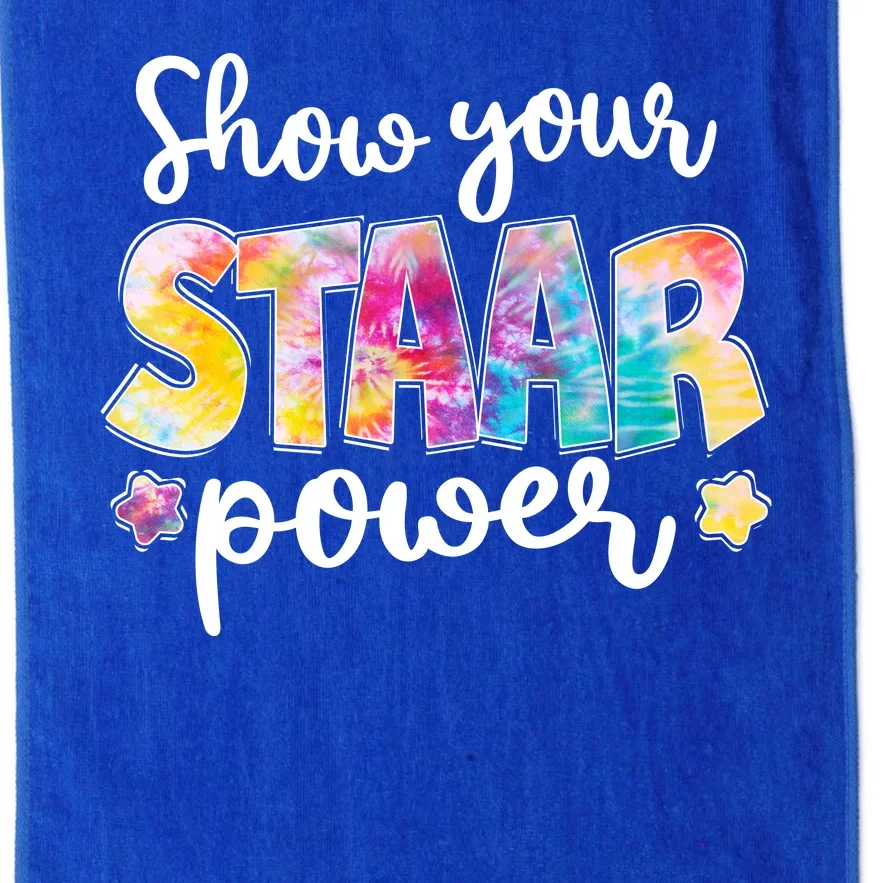 Show Your STAAR Power School Testing Platinum Collection Golf Towel