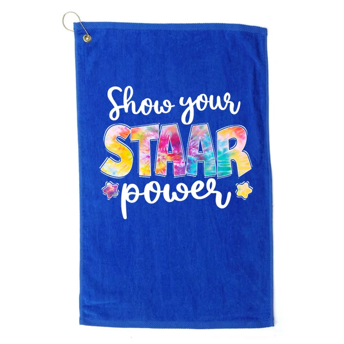 Show Your STAAR Power School Testing Platinum Collection Golf Towel